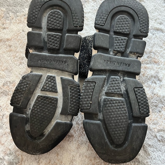 BALENCIAGA Speed Sock Gold glitter - Picture 2 of 9